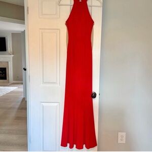 Faviana Red Gown